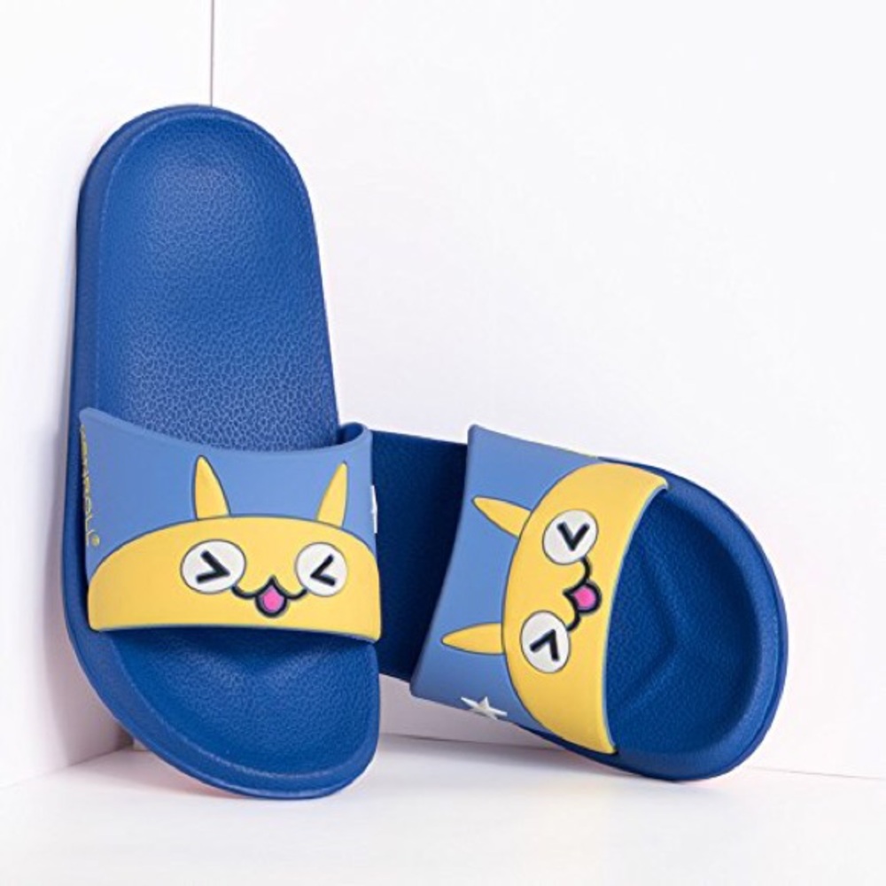 Kenroll Kids Slip on Sandals slides Shower Shoes Non-Slip Size US 1